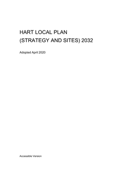 Hart Local Plan (Strategy and Sites) 2032