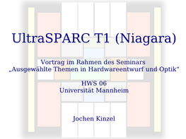 Ultrasparc T1 (Niagara)