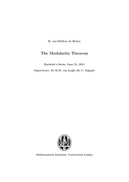 The Modularity Theorem