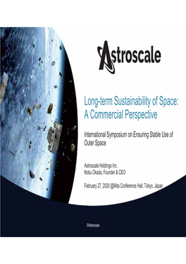 Industry Implementation of the Long-Term Sustainability Guidelines: an Astroscale Perspective