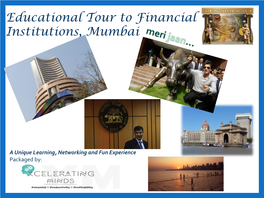 Educational Tour to Financial Institutions, Mumbai
