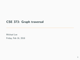 Graph Traversal