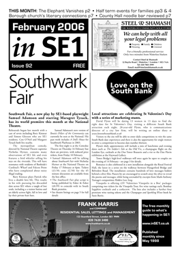 In SE1 February 2006