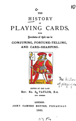 The History of Playing Cards