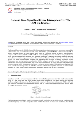 Data and Voice Signal Intelligence Interception Over the GSM Um Interface