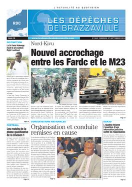 Nou El Accrochage Entre Les Fardc Et Le