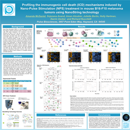 Profiling the Immunogenic Cell Death (ICD)