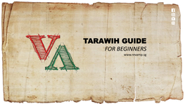 TARAWIH+GUIDE+ +REVAMP.Pdf