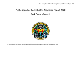 Public Spending Code Quality Assurance Report 2020 Cork County Council