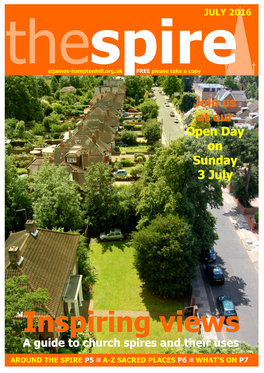 Thespire Is Published Nine Times a Year for the Parochial Church Council of St James