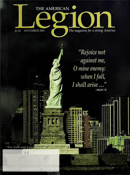 The American Legion [Volume 151, No. 5 (November 2001)]