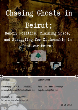 Beirut Souks: a Case Study