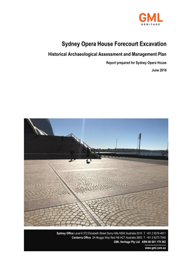 Sydney Opera House Forecourt Excavation