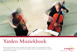 Yarden Muziekboek