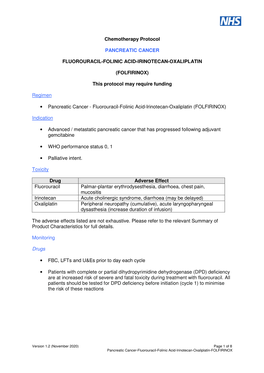 Fluorouracil-Folinic Acid-Irinotecan-Oxaliplatin