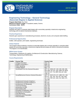 Program Information