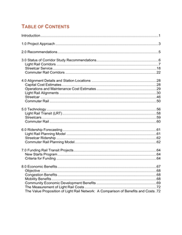 Table of Contents