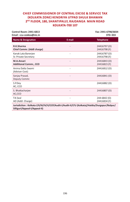 Chief Commissioner of Central Excise & Service