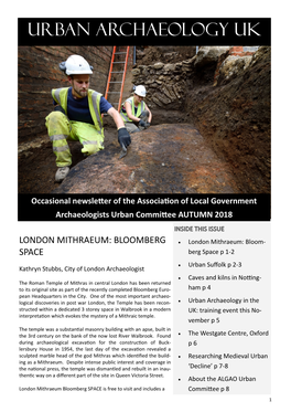 Urban ARCHAEOLOGY UK