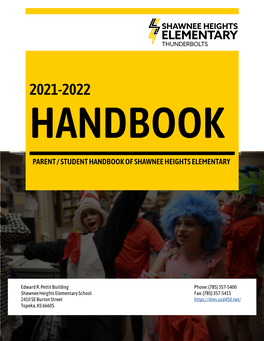 Parent / Student Handbook of Shawnee Heights Elementary