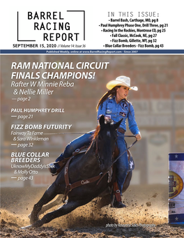 RAM NATIONAL CIRCUIT FINALS CHAMPIONS! Rafter W Minnie Reba & Nellie Miller — Page 2