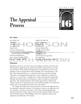 The Appraisal Process 1616