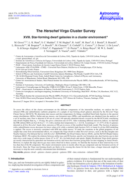 The Herschel Virgo Cluster Survey XVIII