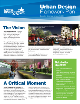 Urban Design Framework Plan Executive Summary January 16, 2013