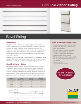 Boral Bevel Siding