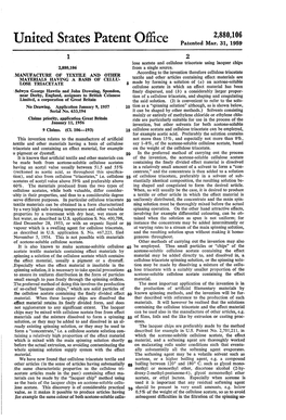 United States Patent Office Patented Mar