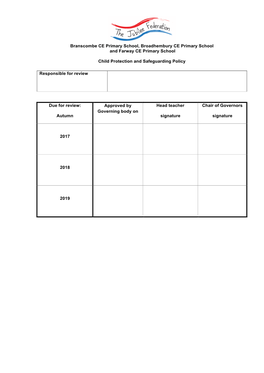 Branscombe CE Primary School, Broadhembury CE Primary School and Farway CE Primary School