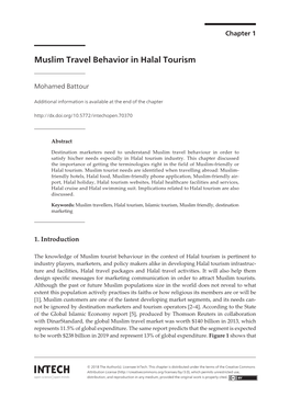 Muslim Travel Behavior in Halal Tourism Muslim Travel Behavior in Halal Tourism