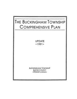 The Buckingham Township Comprehensive Plan Review Committee I M I Buck Innham Townshid Boa Rd of Sudervisoe George M