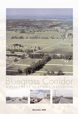 Bluegrass Corridor Management Planning Handbook