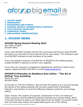 1. Afcoop News 2