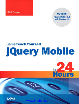 Sams Teach Yourself Jquery Mobile in 24 Hours