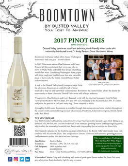 2017 Pinot Gris