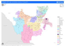 Ethiopia: SNNP Region Administrative Map (As of 15 Aug 2017)