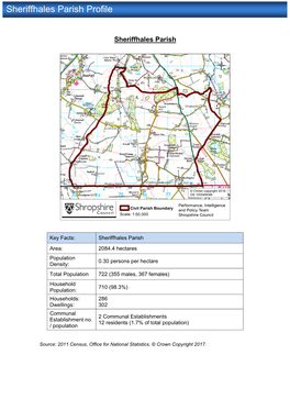 Sheriffhales Parish Profile