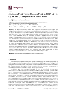 Hydrogen Bond Versus Halogen Bond in Hxon (X = F, Cl, Br, and I) Complexes with Lewis Bases