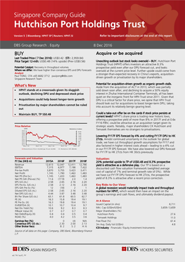 Hutchison Port Holdings Trust