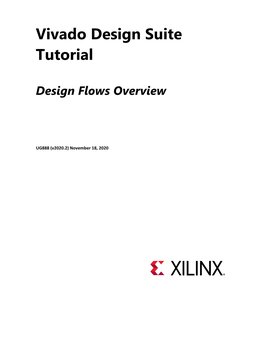 Vivado Design Suite Tutorial
