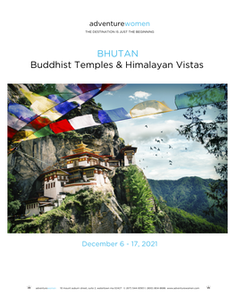 BHUTAN Buddhist Temples & Himalayan Vistas