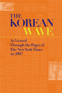 The Korean Wave 2007