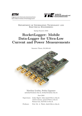 Mobile Data-Logger for Ultra-Low Current and Power Measurements