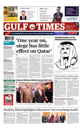 'One Year On, Siege Has Little Effect on Qatar'