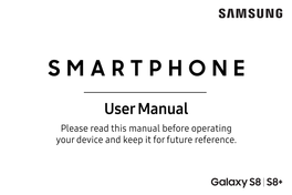 Samsung Galaxy S8 / S8+ G950U / G955U User Manual