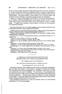 Permissive" Host Strain, on Which the Restricted Form Is Unable to Multiply