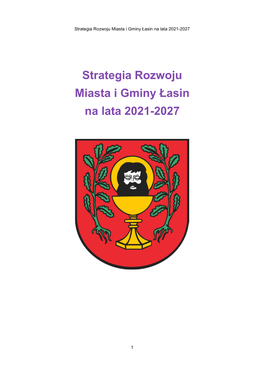 Strategia Rozwoju Miasta I Gminy Łasin Na Lata 2021-2027