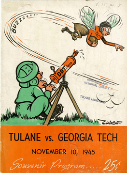 TULANE Vs. GI£0RGIA TECH NOVEMBER 10, 1945